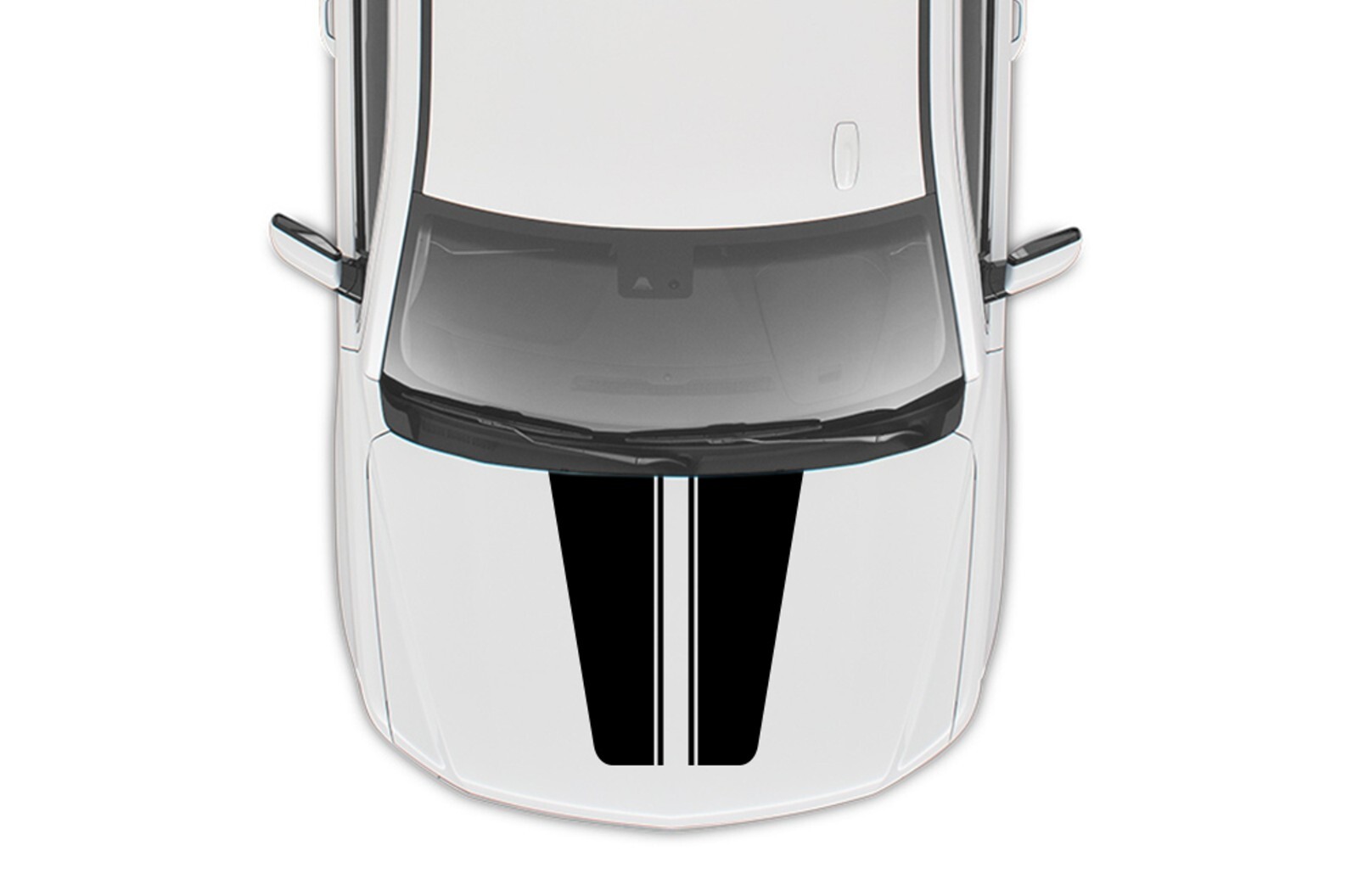 Hood Decal for Chevrolet Tahoe Double stripes Graphic Sticker Vinyl 2015 – 2023