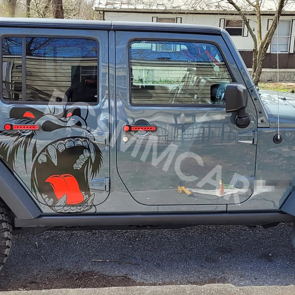 Stickers Horror Ape Totem Graphics For Car Body Hood Side Fender Vinyl Decal