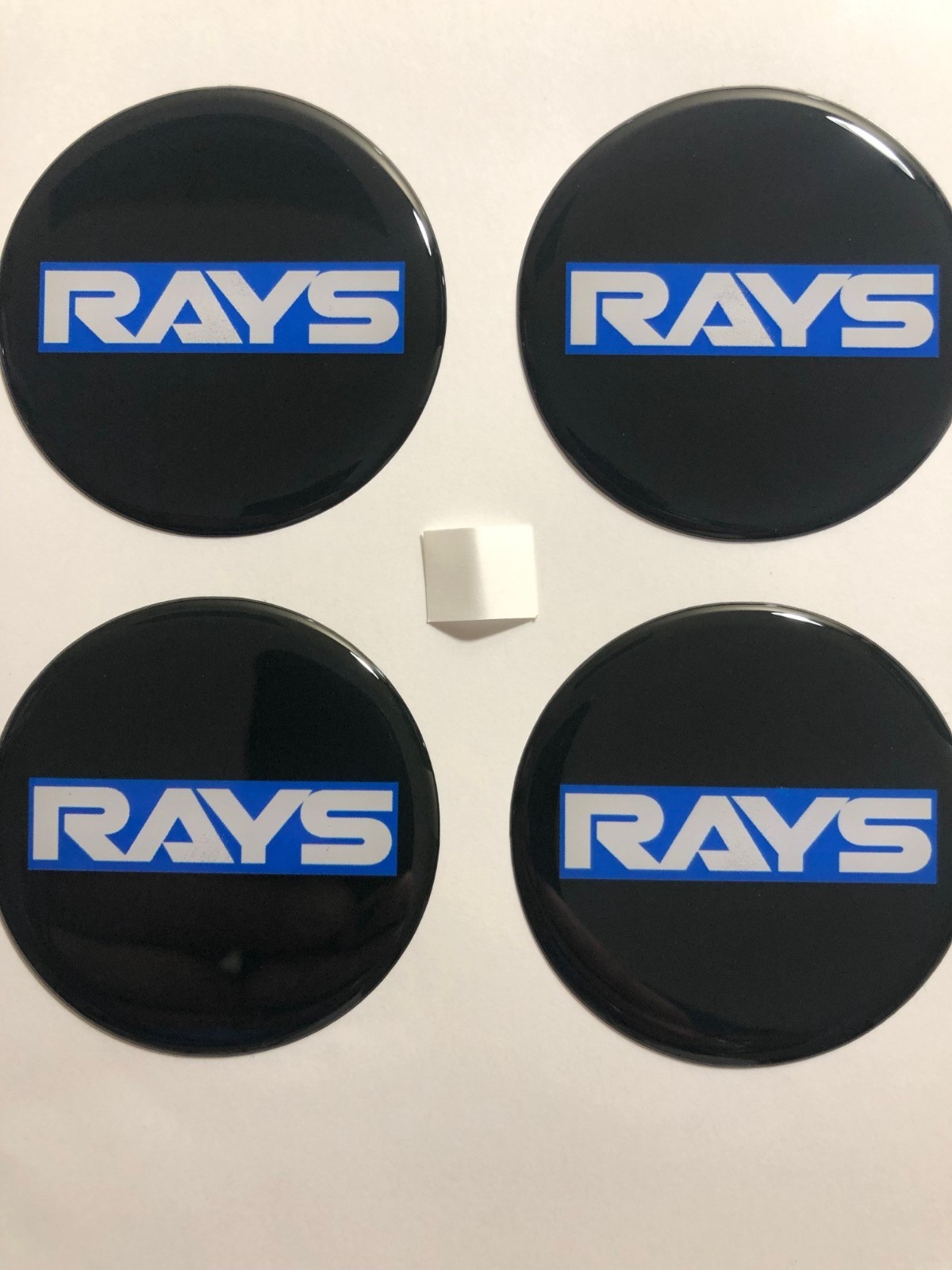 3D Print 4 x Silicone Stickers for Hubcaps Rays Hub Cap Rim Emblem