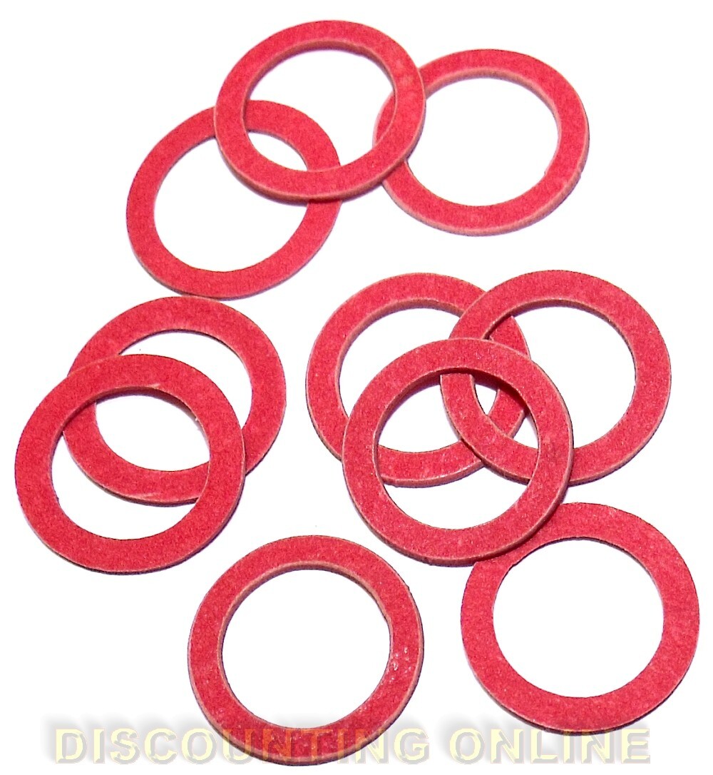 MADE IN USA, 10 COMPOSITE SEALING WASHERS FITS 271716 BRIGGS & STRATTON GASKET