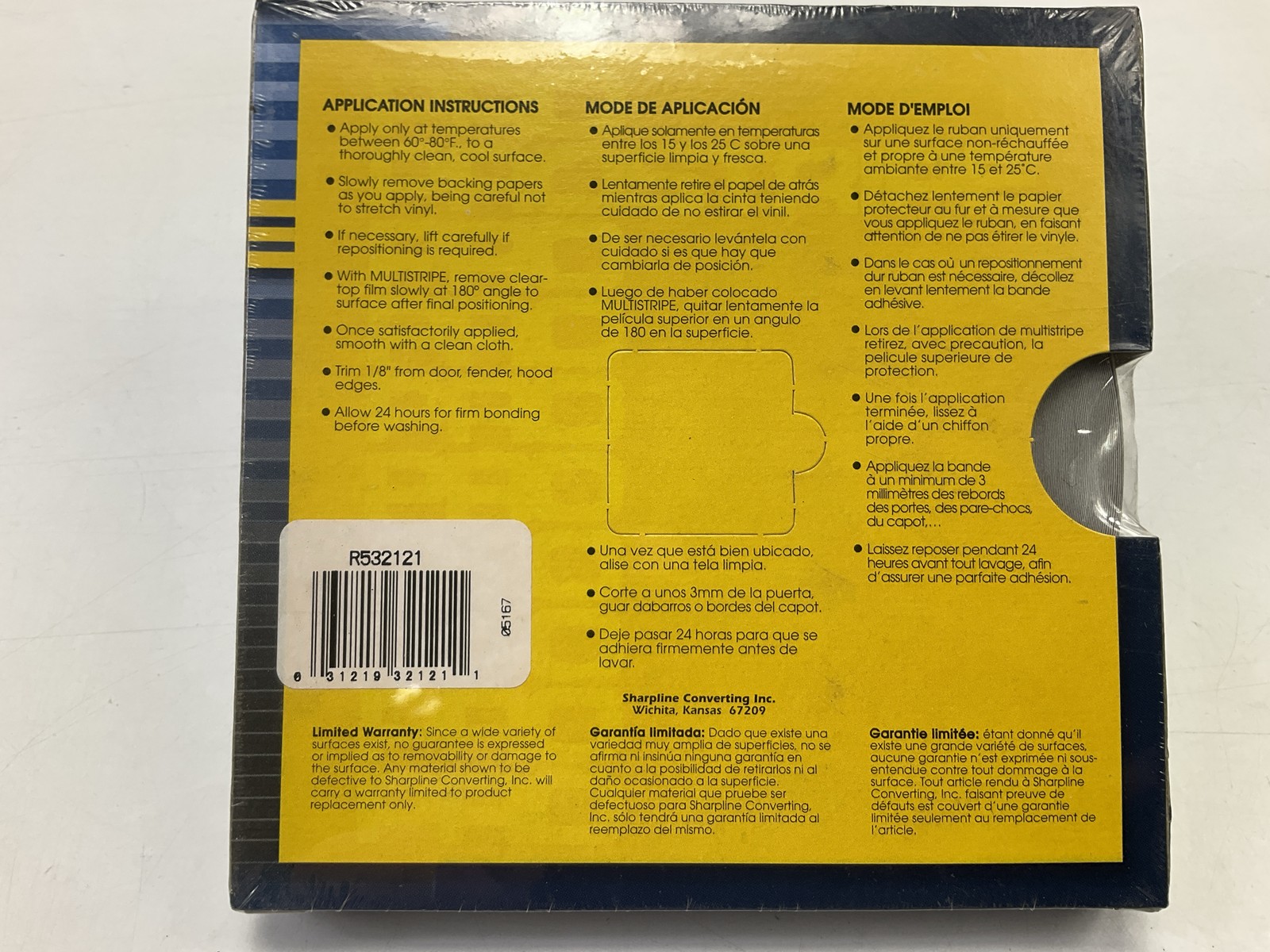Prostripe R532121 Vinyl Pinstripe Striping Tape, Ultra Gold, 1/2″ X 150′