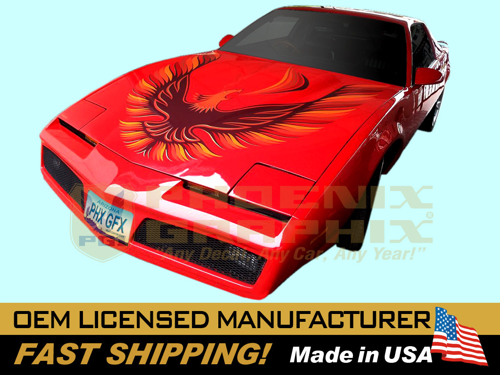 1982 83 84 85 86 87 88 1989 1990 1991 1992 Firebird Trans Am Hood Bird Decal Kit