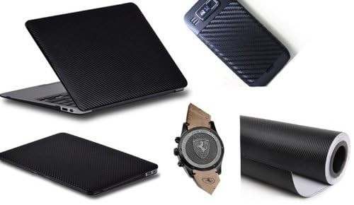 DIYAH 3D Black Carbon Fiber Film Twill 12″ X 60″ / 1FT X 5FT