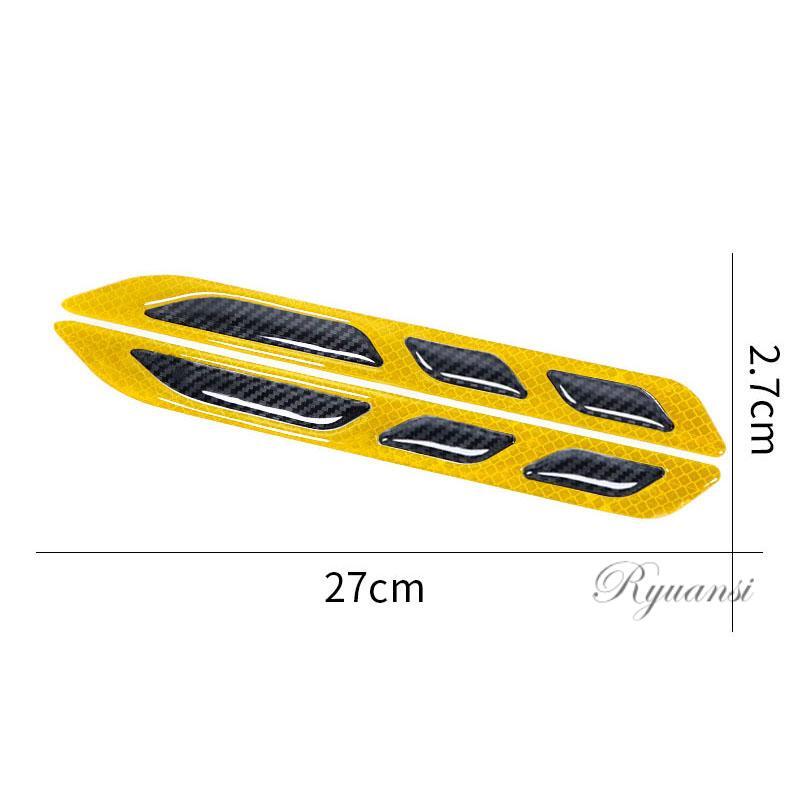 Car Reflective Warning Strip Rear Bumper Trunk Safety Reflector Sticker Decals