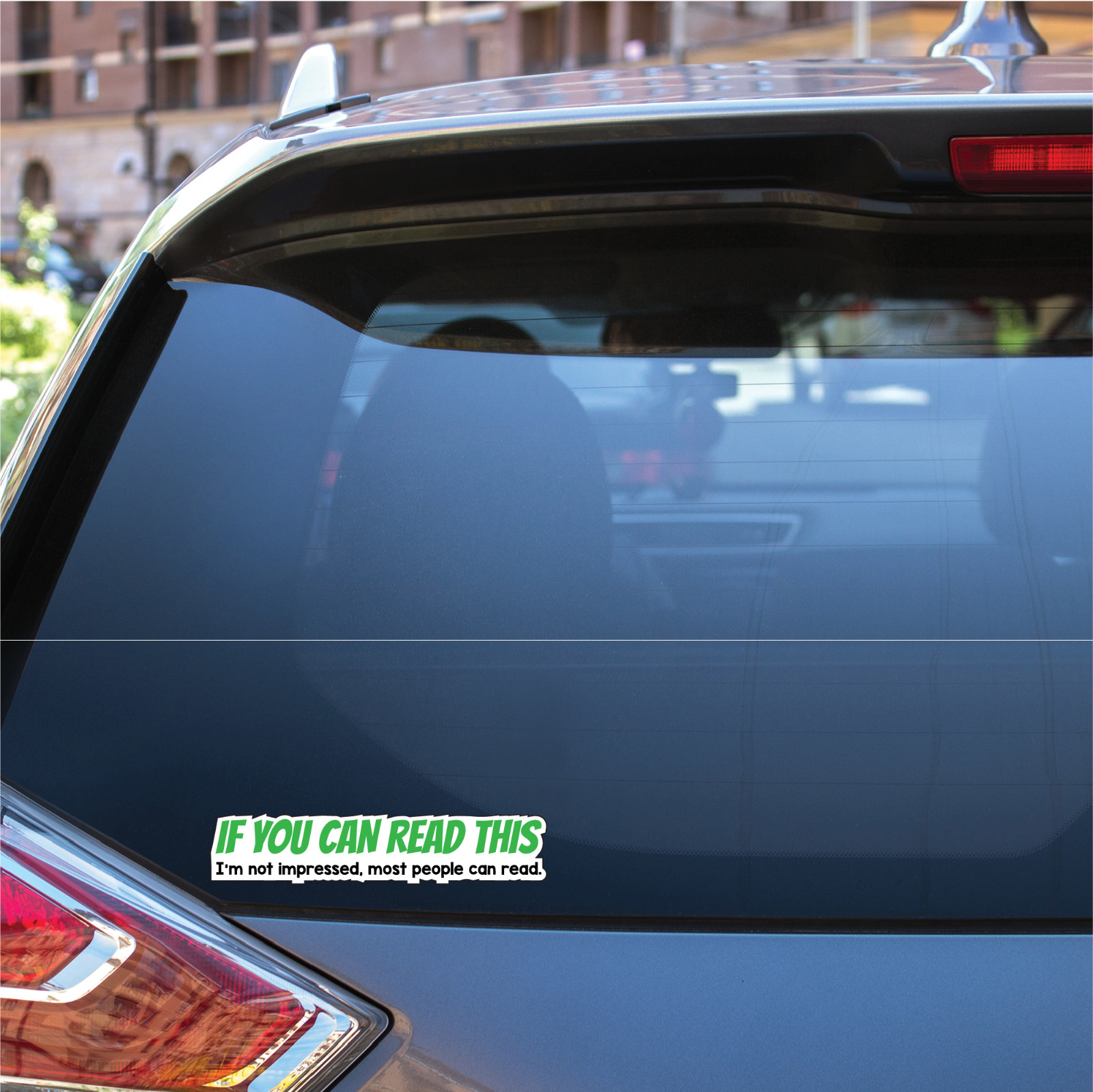 If You Can Read This Sticker Funny window bumper funny car decal baby jdm v8