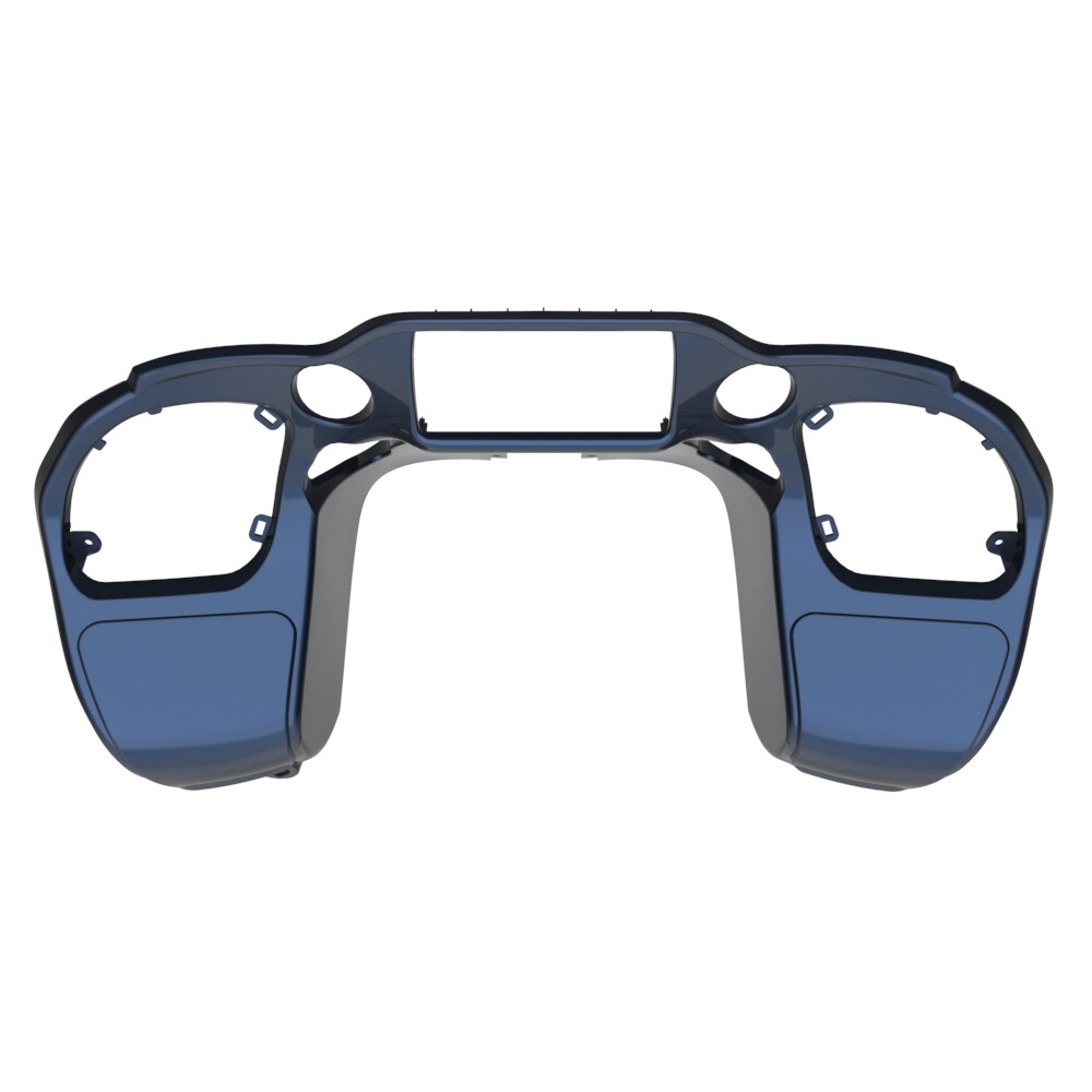 Midnight Blue Inner Fairing Glove Box Doors For 15+ Harley Road Glide FLTRX