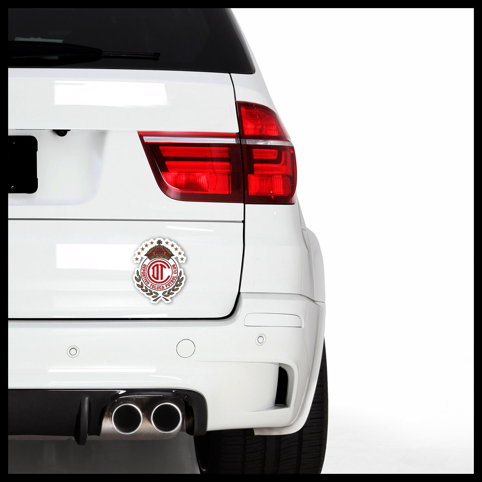 Diablos rojos del Toluca decal sticker soccer liga mx futbol tigres monterrey