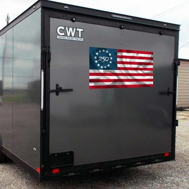 American Flag 250 250th Anniversary Sticker Betsy Ross USA Vinyl Patriotic Decal
