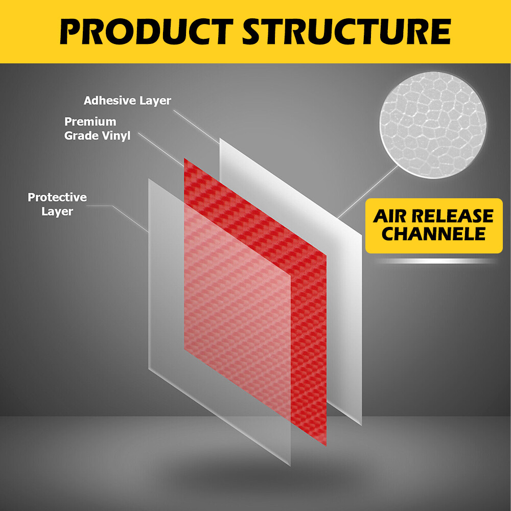 Matte Flat Black Vinyl Film Wrap Sticker Decal Bubble Free Air Release Channel
