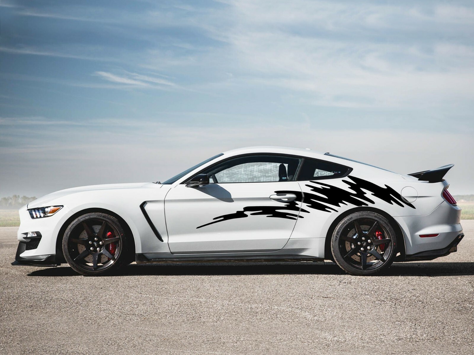 Sticker for Ford MUSTANG Flash graphics Vinyl Design Graphics Decal 2015-Present