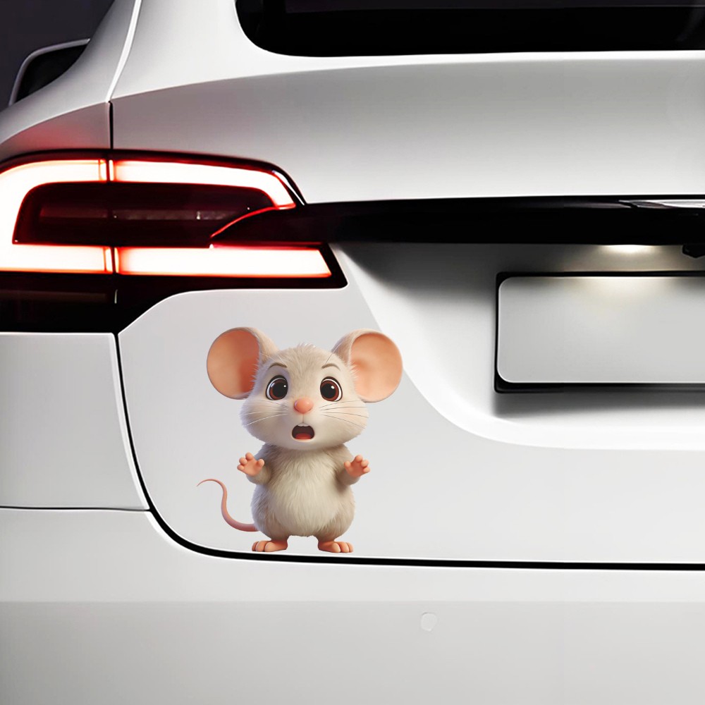 Cute Stickers Vinyl Customizable No bubbles for Window Refrigerator Wall Laptop