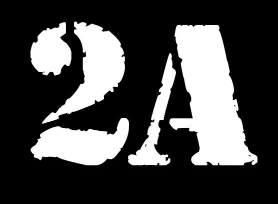Pair 2nd Amendment Decals 2A Stickers US Constitution Many Colors + Sizes