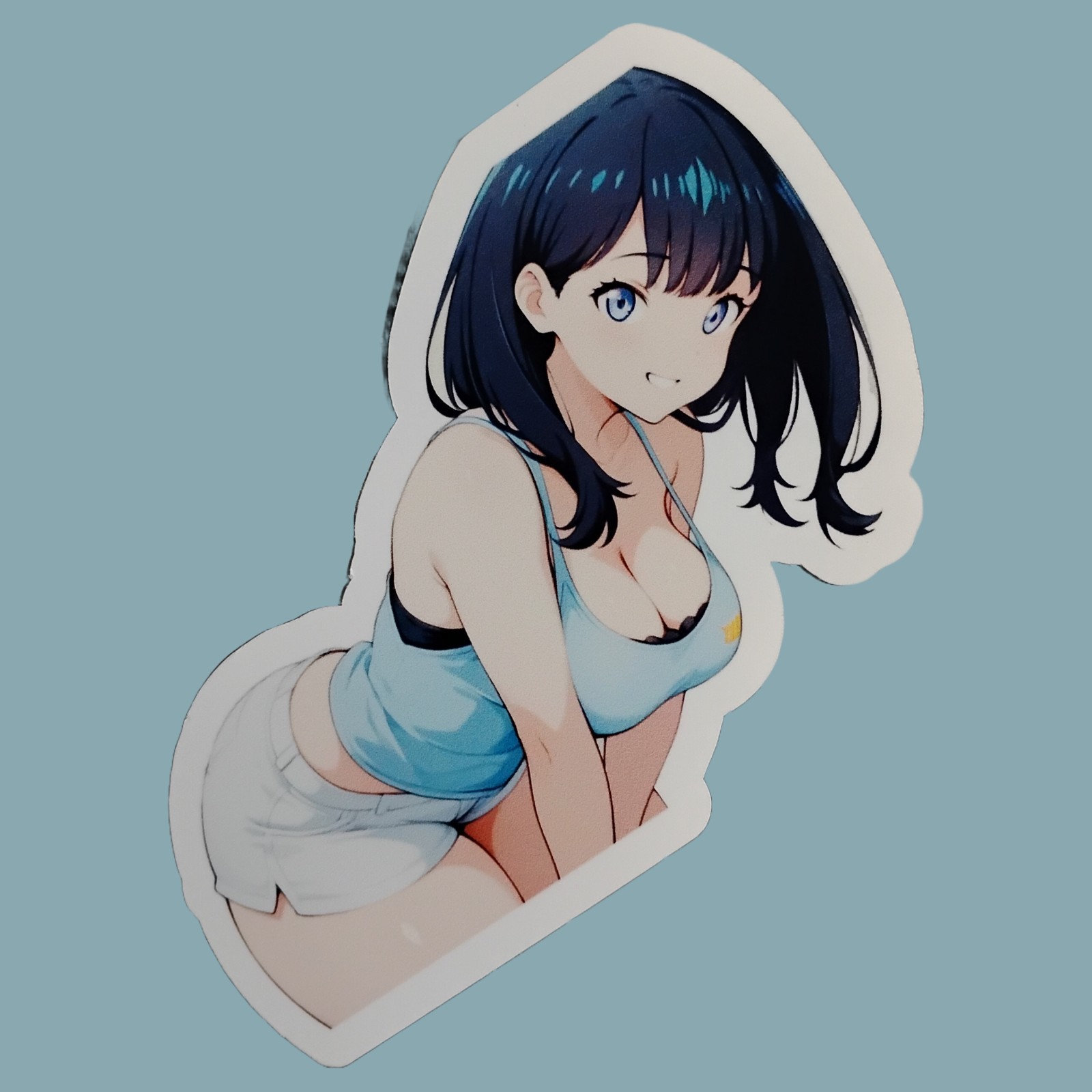 Anime Waifu Decal Sticker, Multiple Sizes Available
