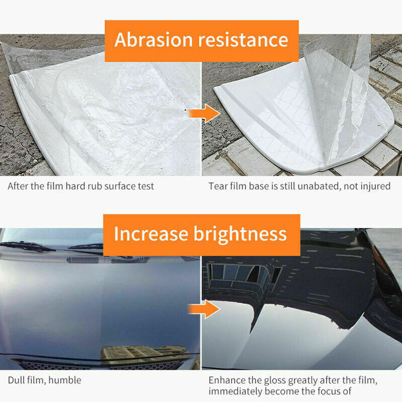 US Clear Bra Paint Protection Vinyl Film Invisible Scratches Car Paint Shield
