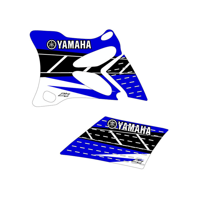 YZ85 2002-2014 Retro Shroud Graphics Blue Highlight FREE SHIPPING!!!