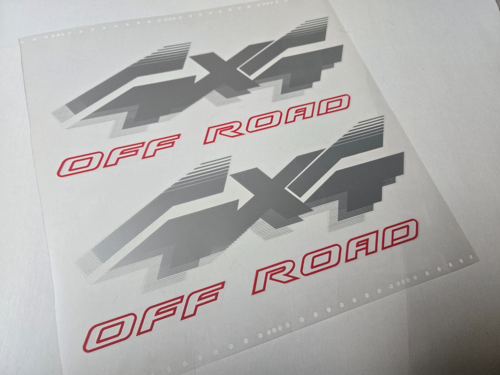 PAIR “4×4 OFF ROAD” Decals fit OBS 1992-1996 Ford F150, F250, F350 TOP QUALITY