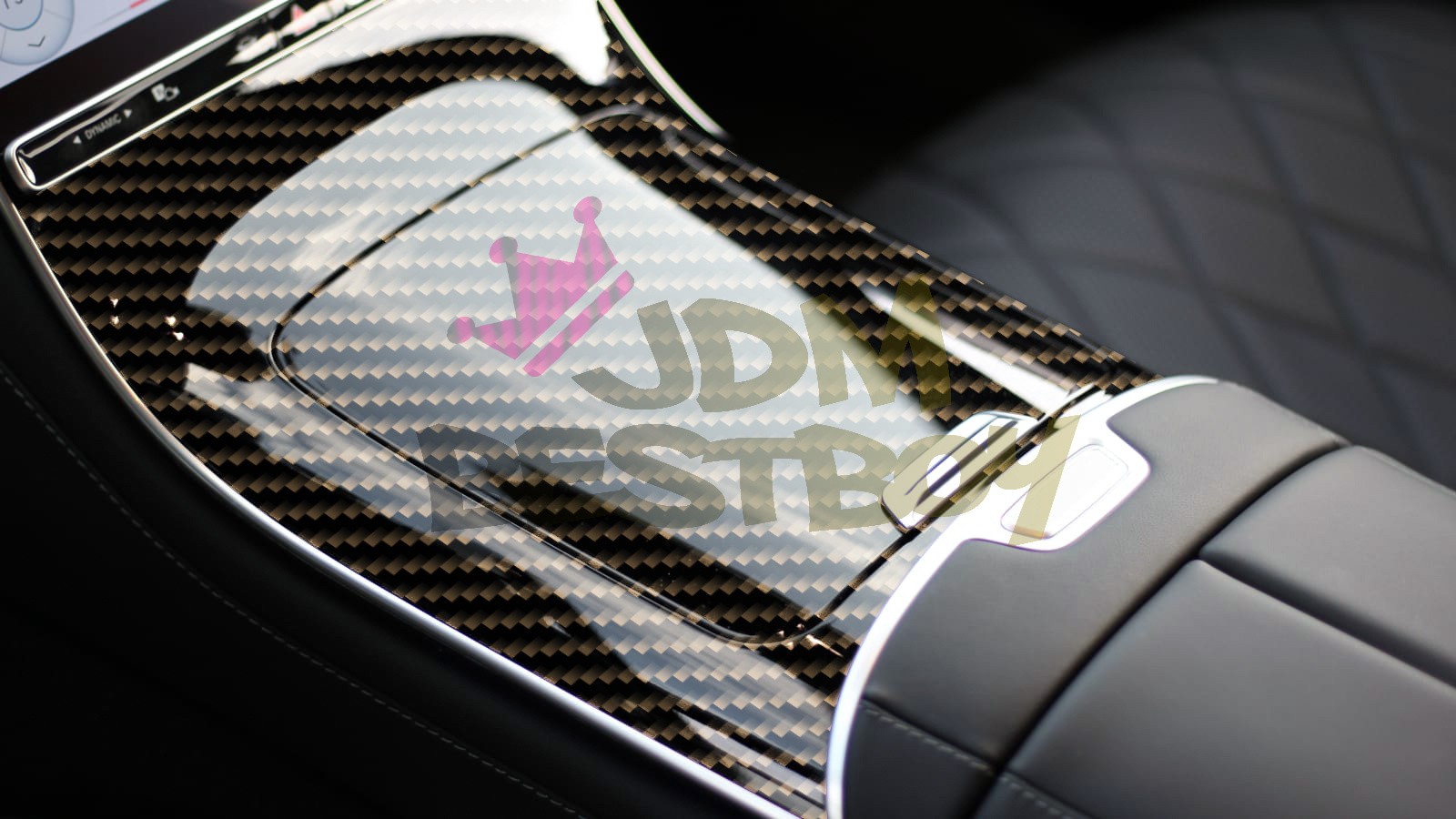 2D Carbon Fiber High Glossy Black Gold Vinyl Wrap Sticker Air Release Sheet Film