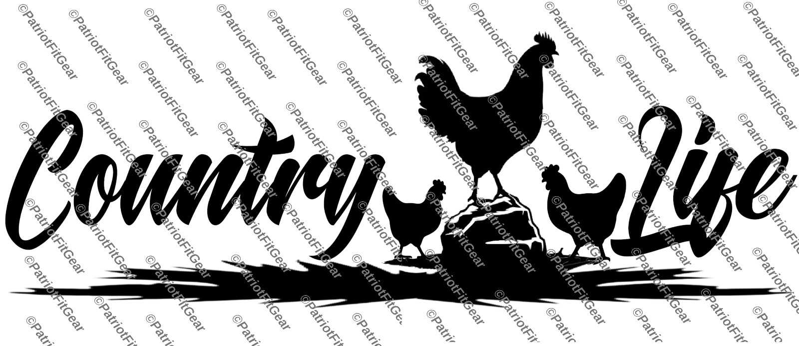 Chickens,Country Life,Rooster,Hen,Chicks,Fowl, Poultry Farm,Custom Vinyl Decal