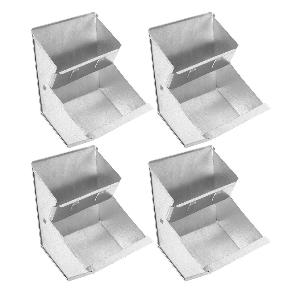 Chicken Feeder Trough Bucket Chinchilla Food Dispenser Feeding Container
