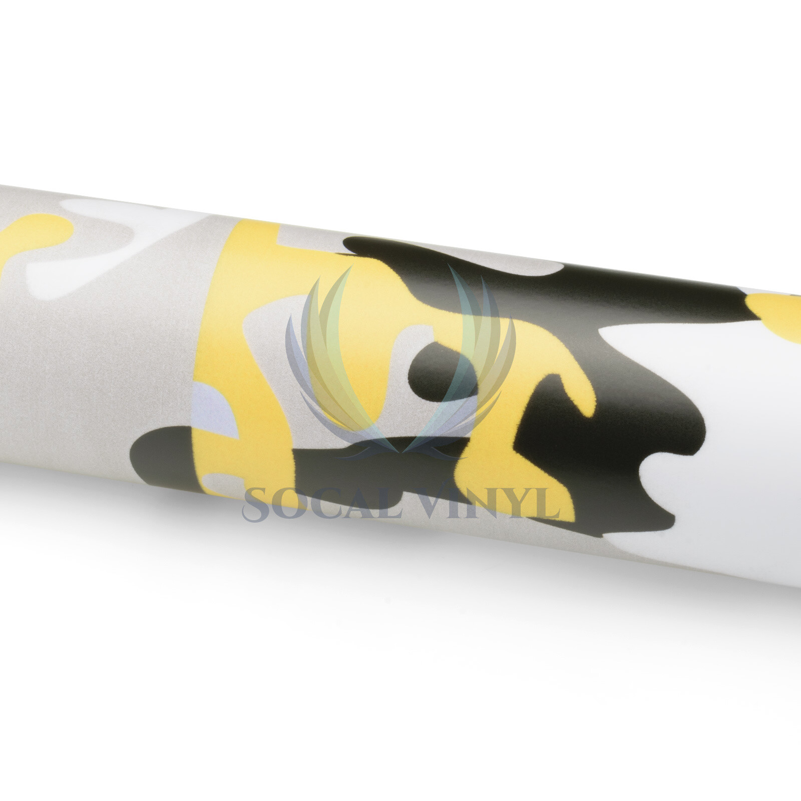 Premium Yellow Black White Gray Camouflage Desert Vinyl Sticker Wrap Decal Steet