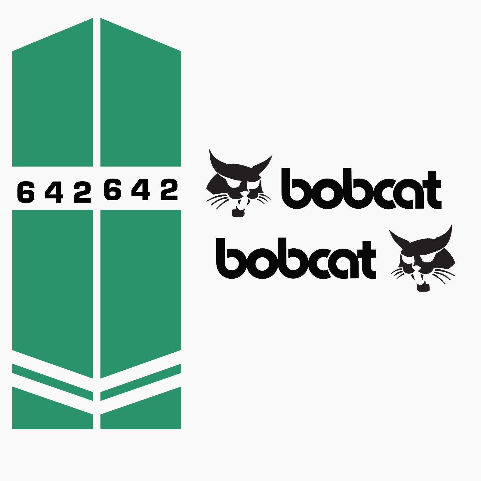 Fits Bobcat 642 Decals Stickers kit Repro Aftermarket Decal kit Premium Vinyl