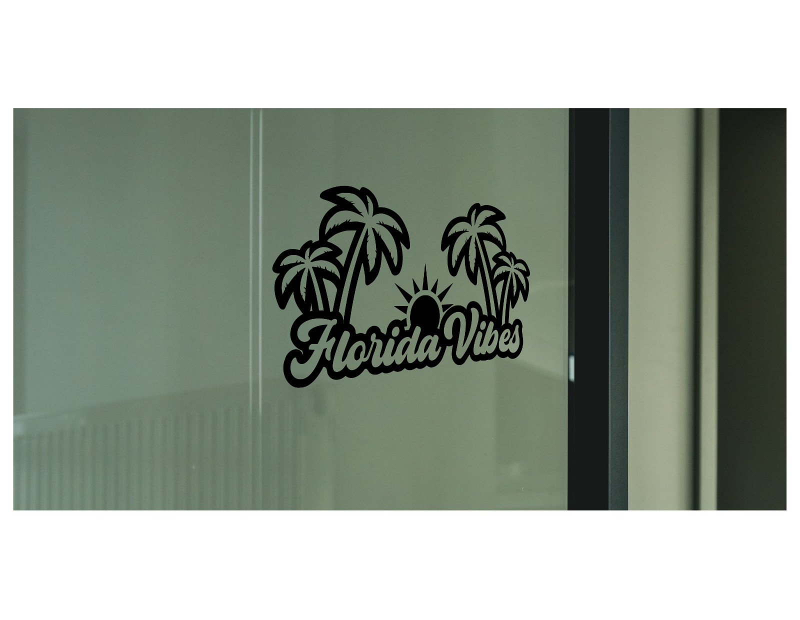 Florida Vibes Decal Sticker Vinyl Graphics – 6.5 x 3.1 inch