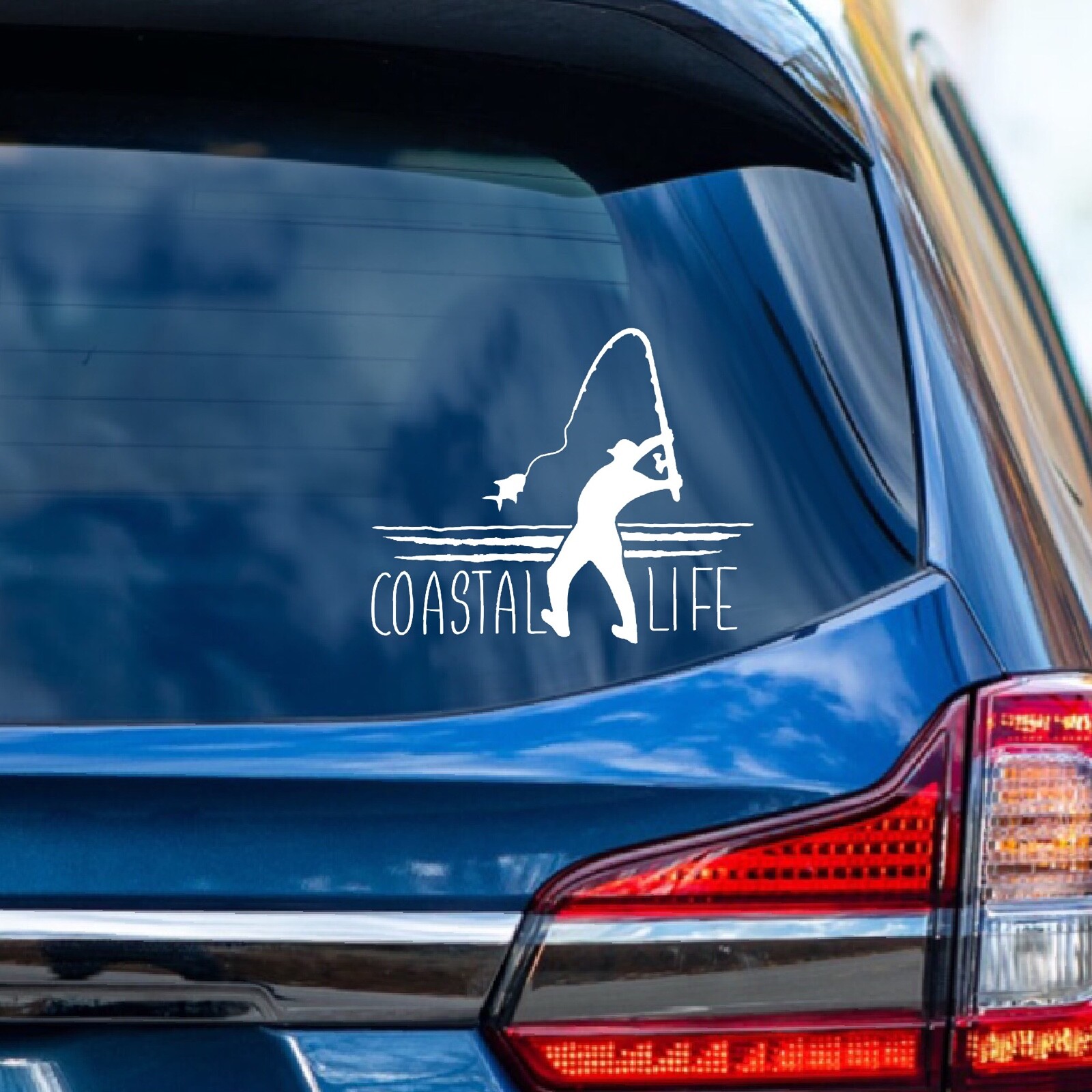 Fishing Decal for Surf Fishermen