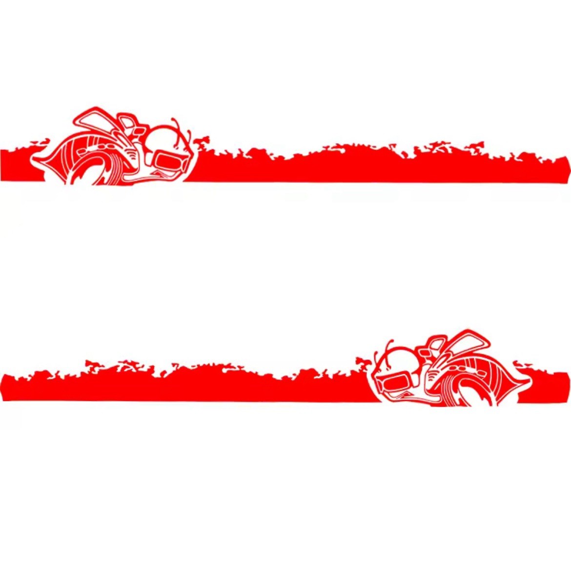 Custom Charger Honey Bee Side Vinyl Decals ; Universal Fit COMES W/ BOTH SIDES