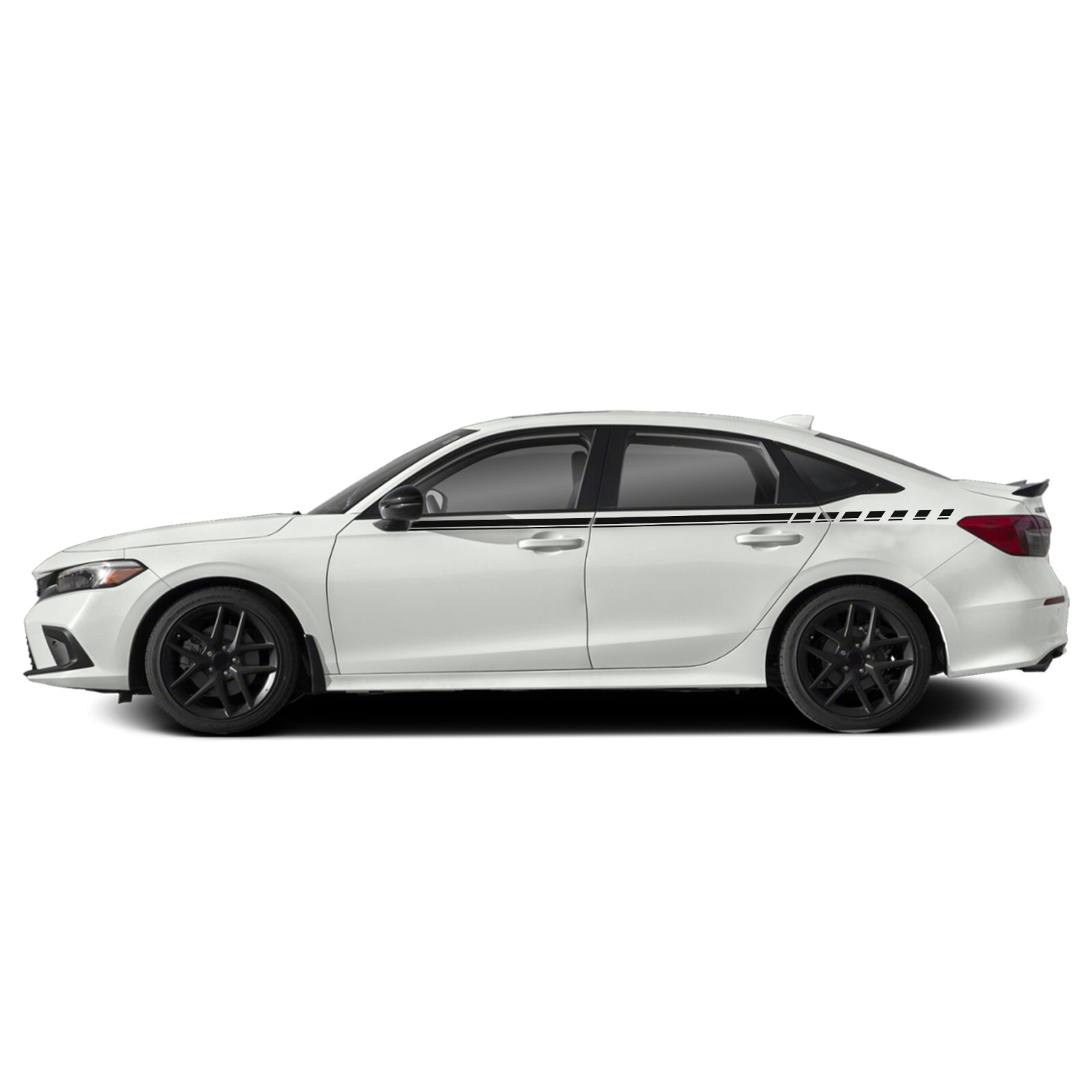 Upper door line stripes graphics stickers decal compatible with Honda Civic