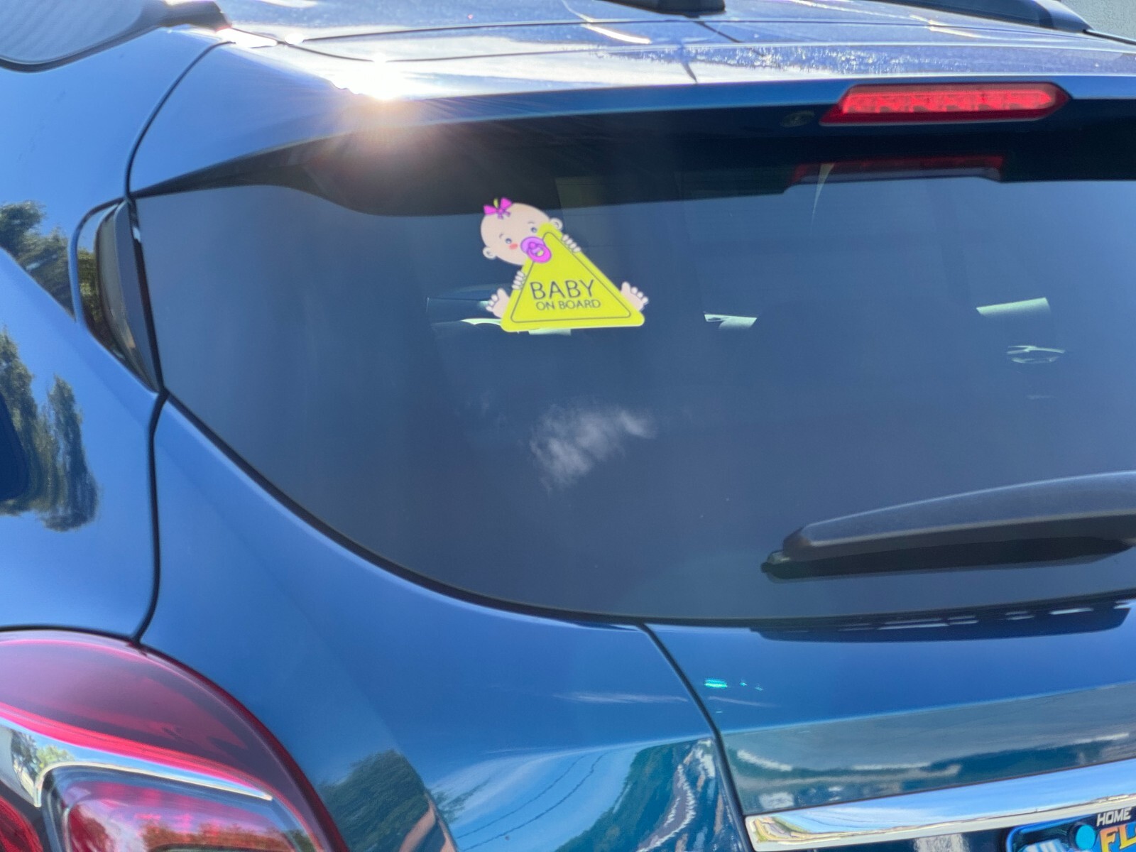 Baby On Board Car Sticker Decal Emblem With Variations 5 x 4 Inch Size (x2)