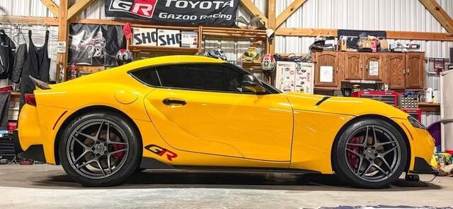 Genuine Toyota GR Supra GT4 Racing Body Graphics Kit Black/Red OEM PT929-21260-0