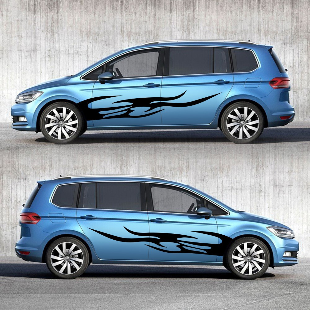 Vinyl Car Stickers Decals For Hood Body Side Skirt Graphics Automobiles DIY Wrap