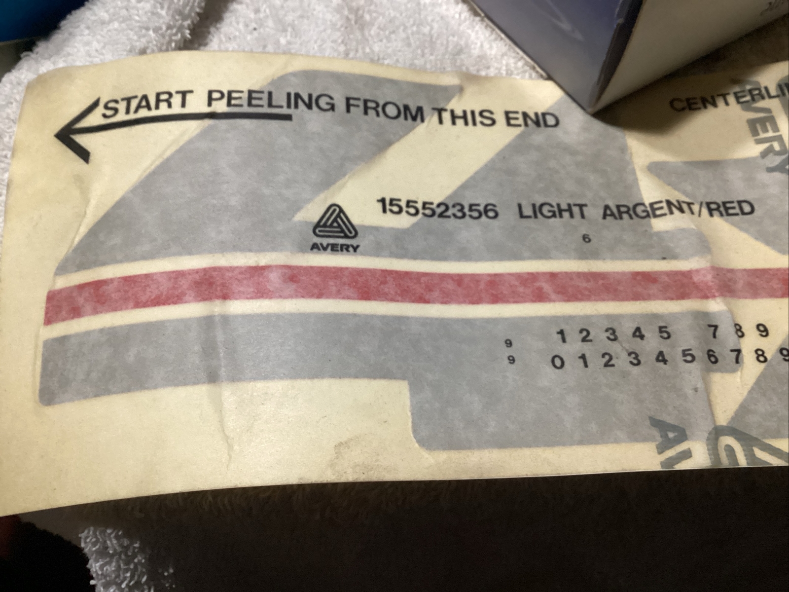 NOS 1988-2000 Chevrolet GMC Pick Up Box Bed 4×4 Decal Sticker 15552356 OEM NEW