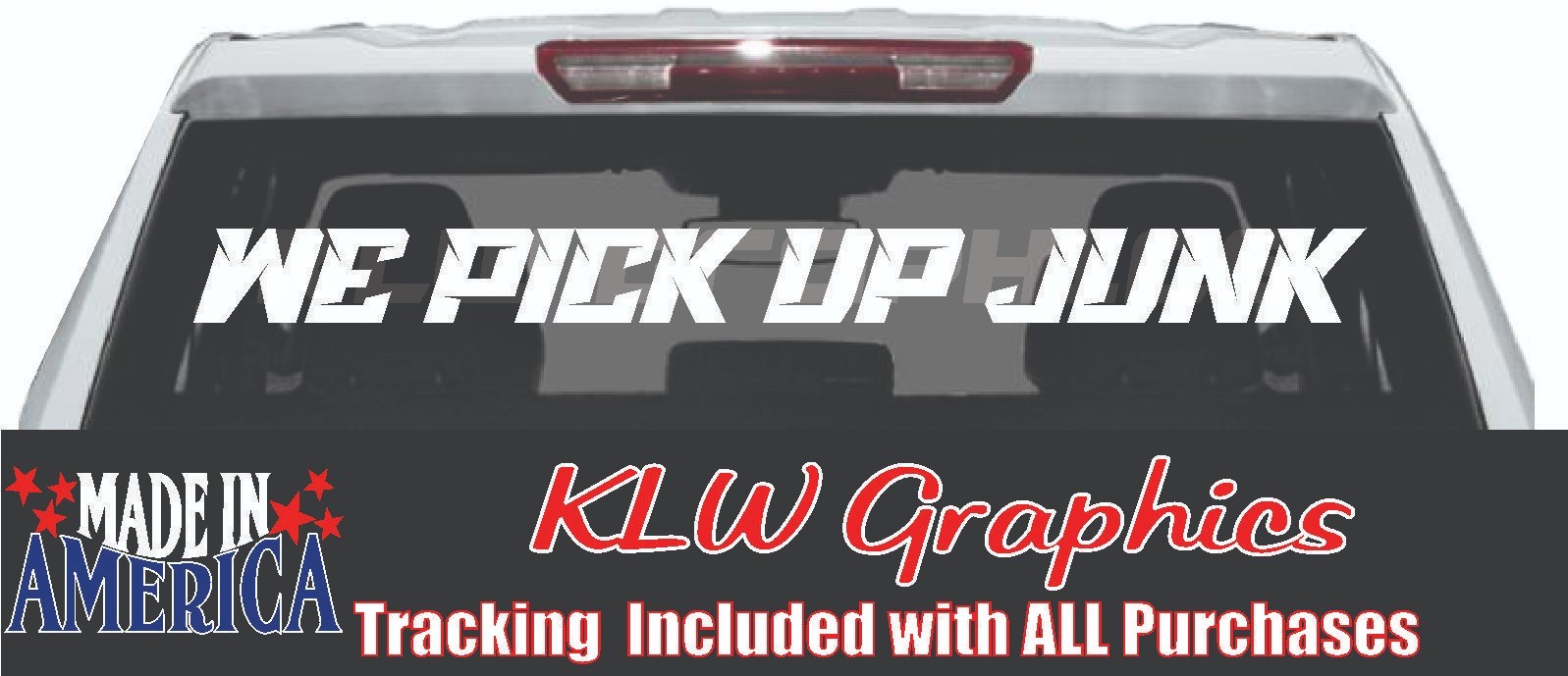 Junk Pick Removal Decal Sticker Automobile Trade Auto Shop Clunkers Sign Buy Car