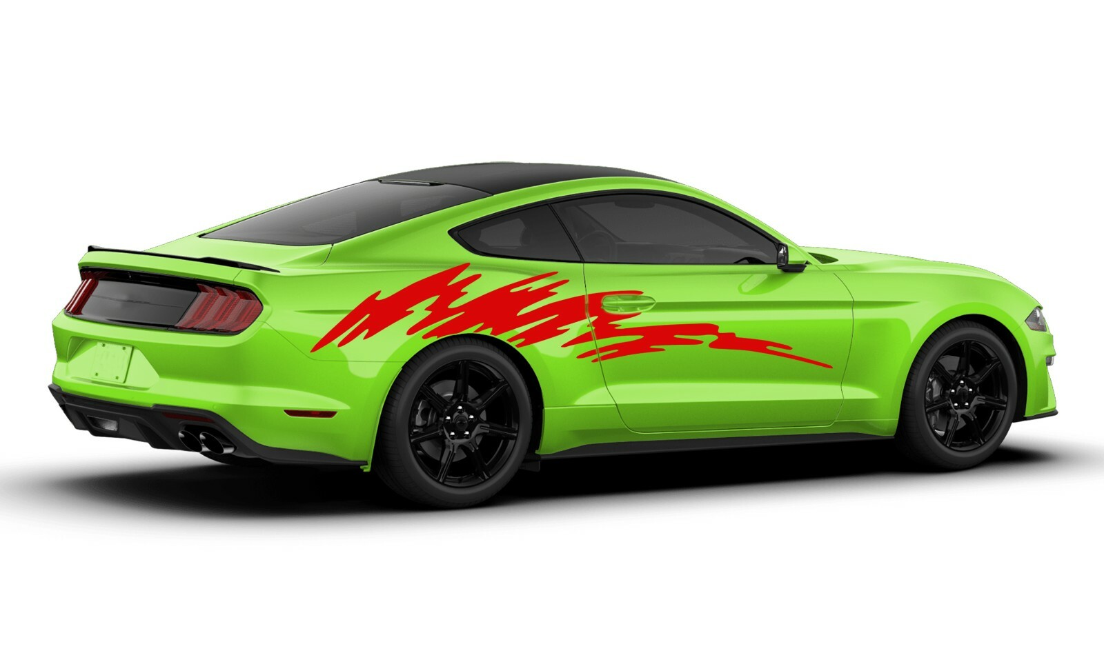 Sticker for Ford MUSTANG Flash graphics Vinyl Design Graphics Decal 2015-Present