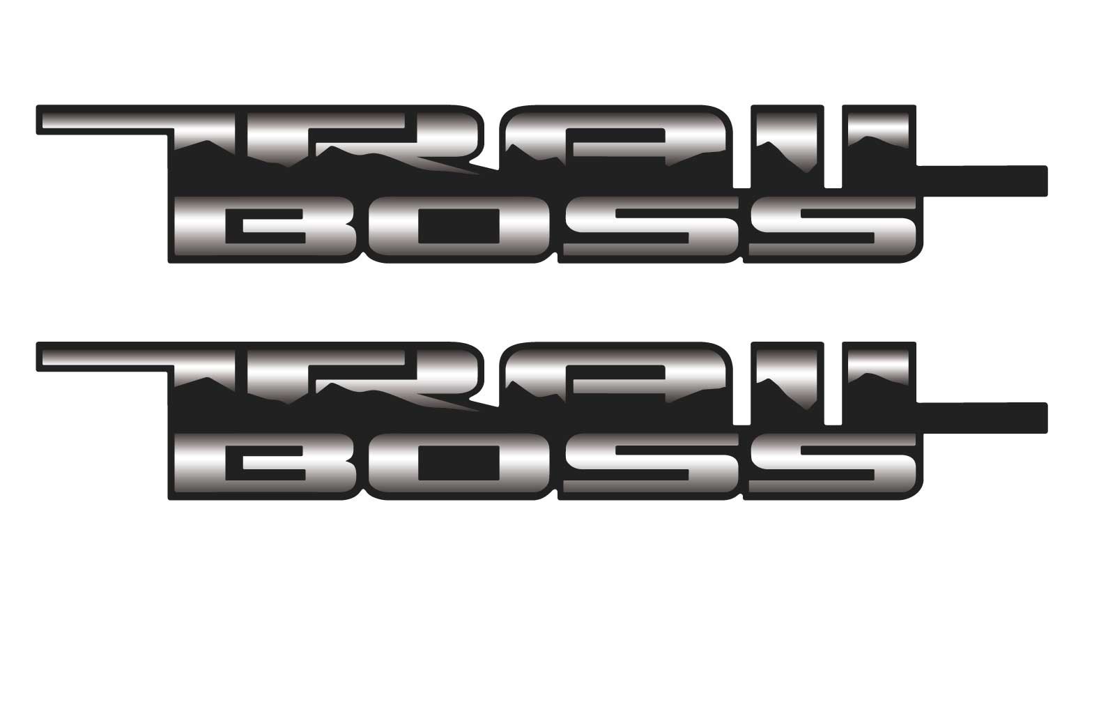 2019 2020 2021 2022 Chevy Silverado ” Next Gen” TRAIL BOSS Z71 Bedside Decals 2