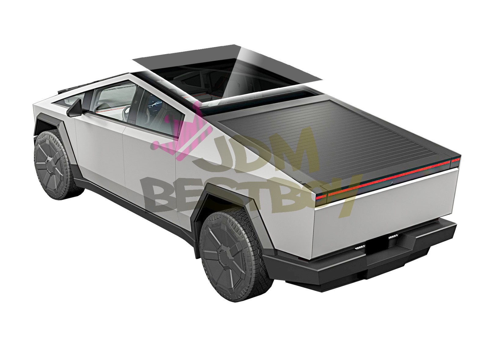 TPU Essmo Security Black Smoke Glass Sunroof VLT70% UV99% Windshield Sunshade