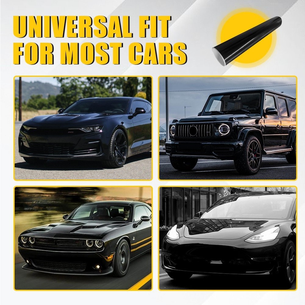 60×12″ Car Sun Windshield Visor Vinyl PVC Window Tint Decal Strip Black Sticker`