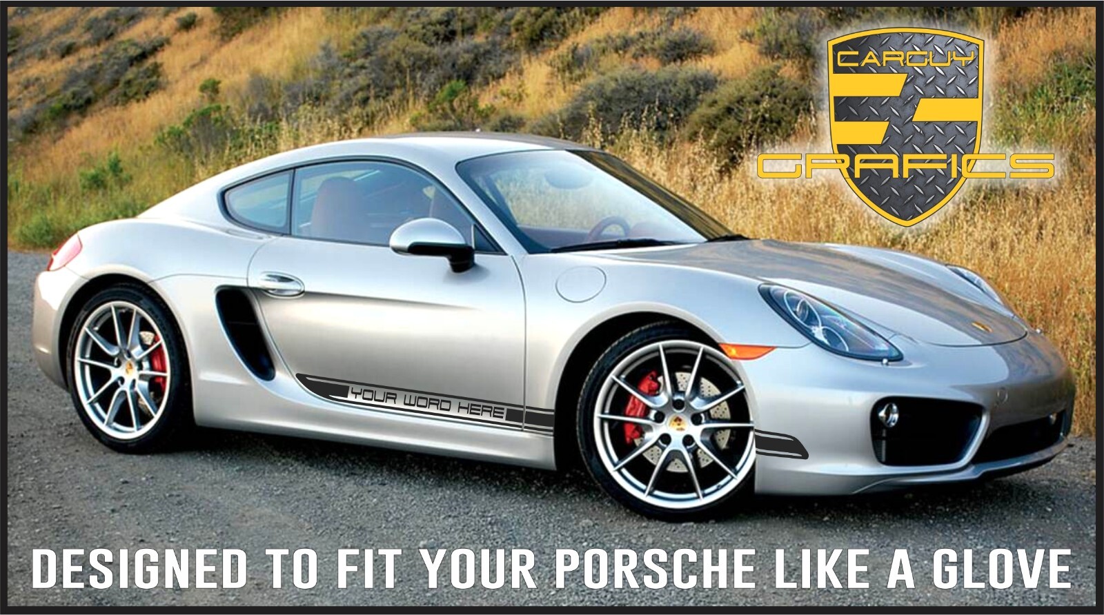 Spyder Side Stripes for all Porsche Model Cars 1999 – 2024