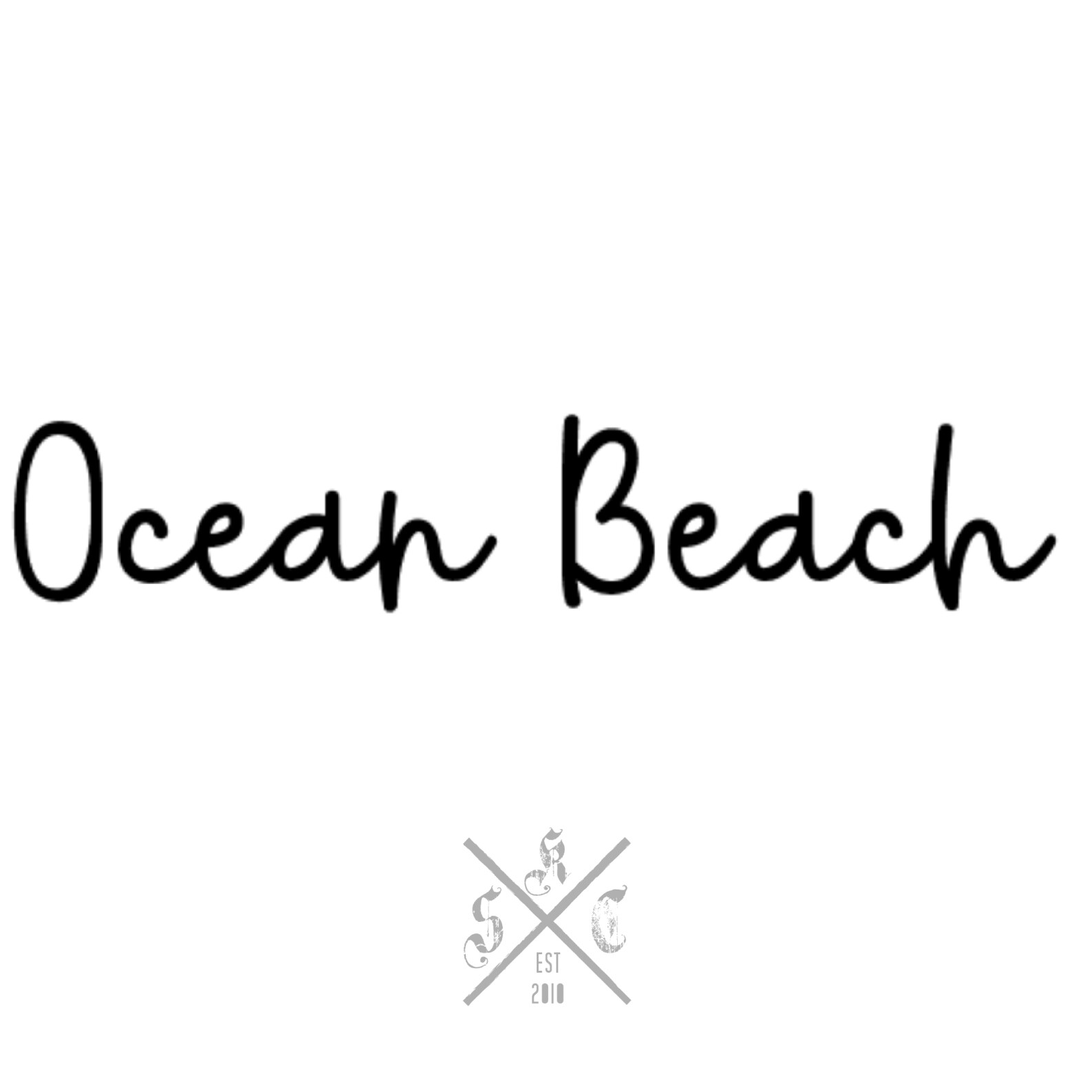 Ocean Beach CA car DECAL/Sticker [weatherproof- fade resistant- OB20191120]