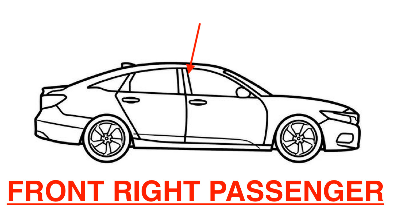 Genuine Acura RDX 2019-2021 Front Left-Right Door Molding Window Trim OEM