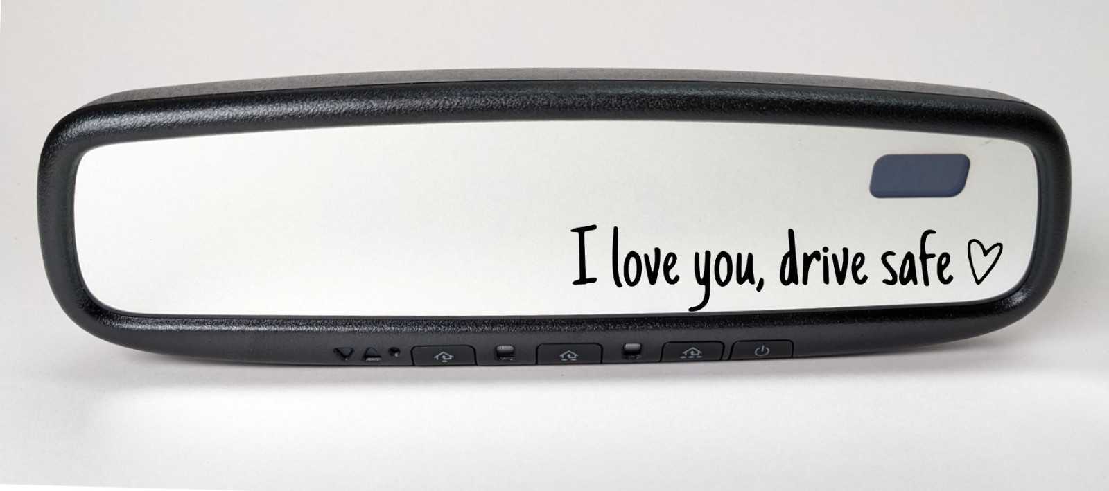 2pcs I Love You Drive Safe Heart Mirror Decal Sticker Vinyl Truck Window Car New