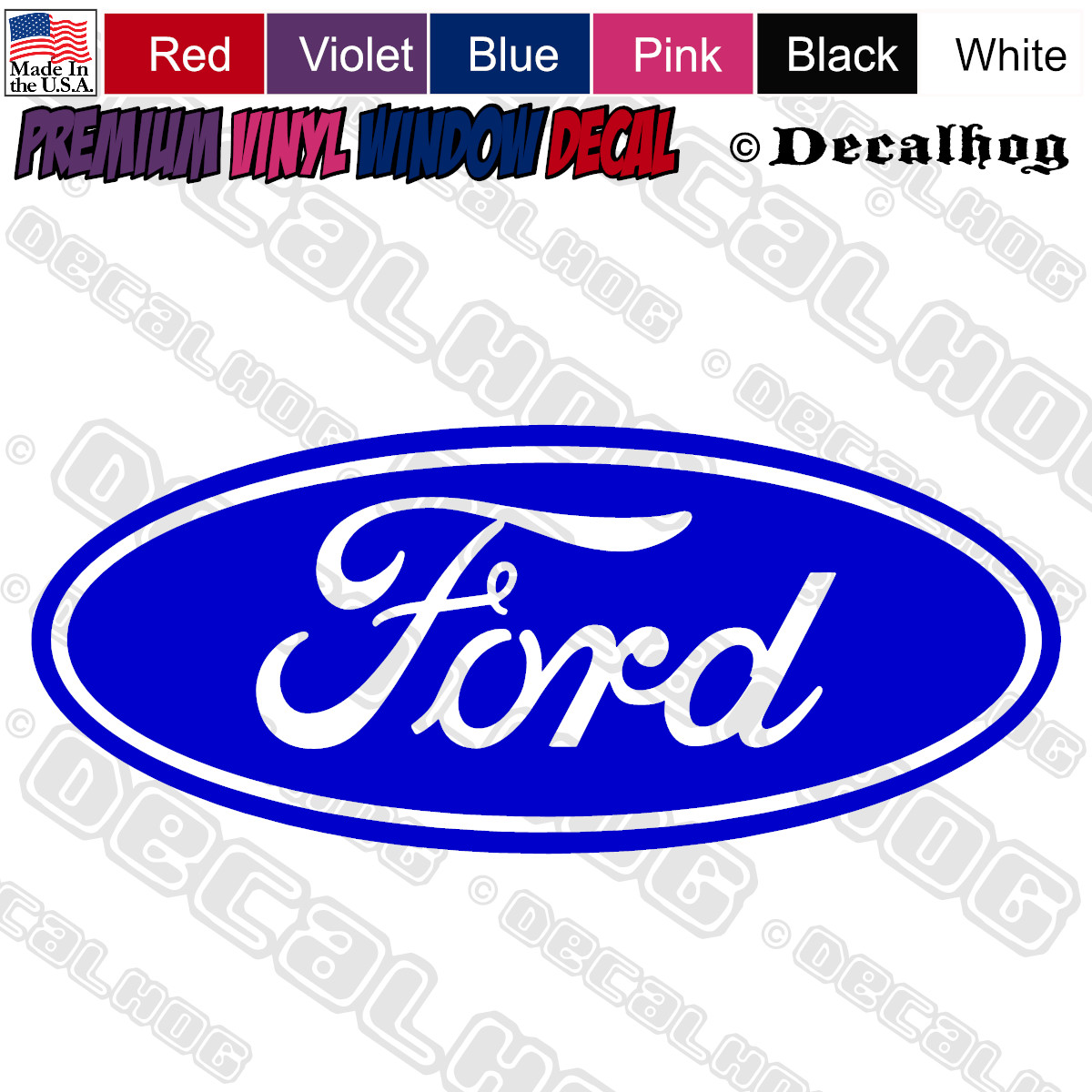 Custom Order for delgadojr19691108 12″ x 5″ Blue Vinyl Decal Sticker.