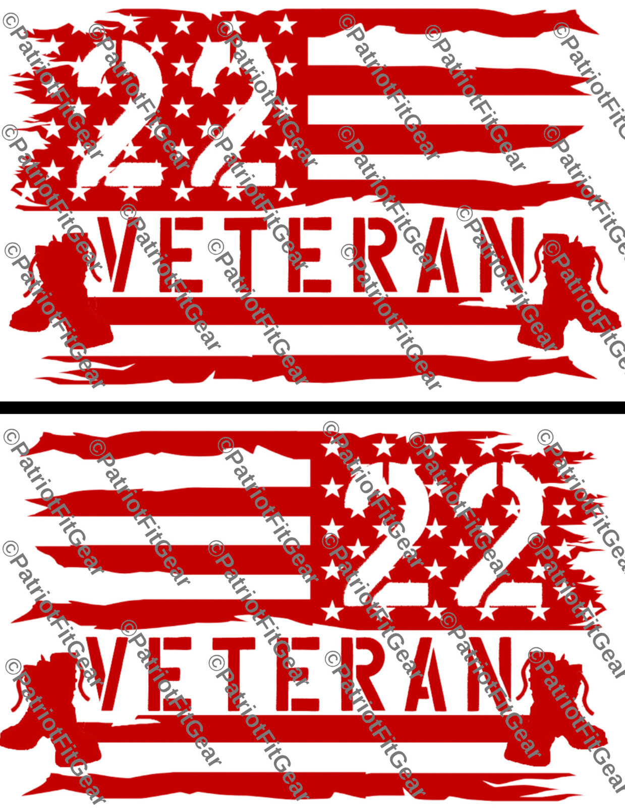 Veteran 22,PTSD The War Within,Support Our Troops,Military,Custom Vinyl Decals