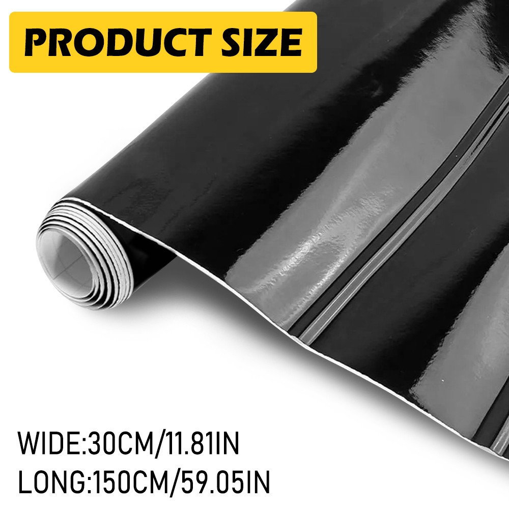 Gloss Flat Black Vinyl Vynil Car Auto Vehicle Wrap Sticker Decal Film Sheet