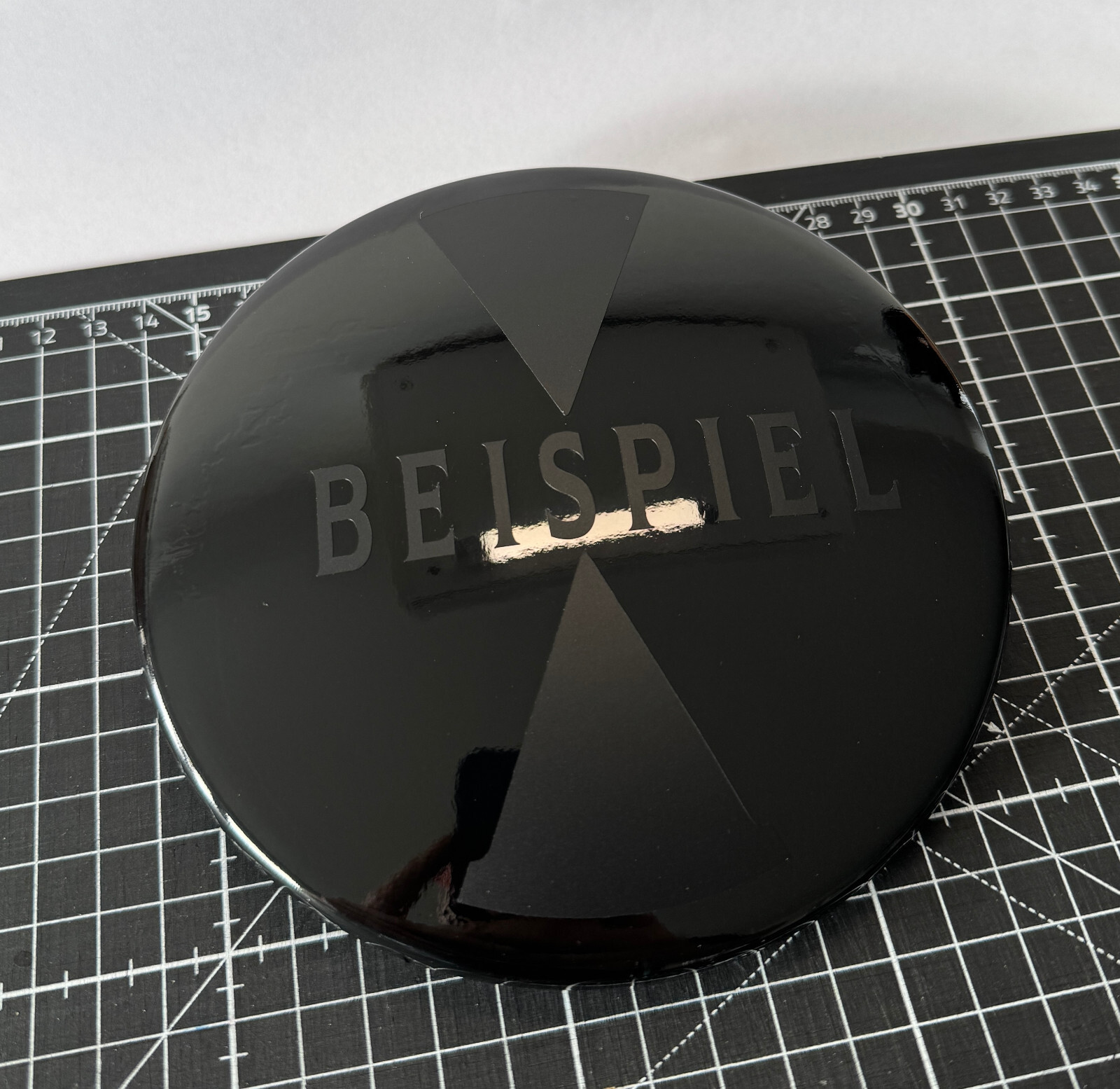 Films set rear emblem black e.g. VW Tiguan 3, Tayron, Taigo DIY new black