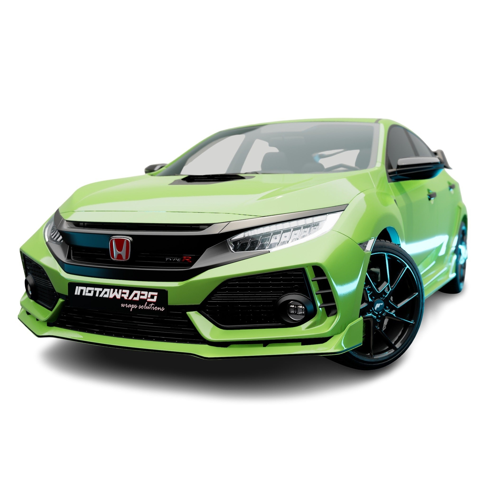 Avery Dennison SW900 Supreme Gloss Grass Green Vinyl Car Wrap Film | 758-O