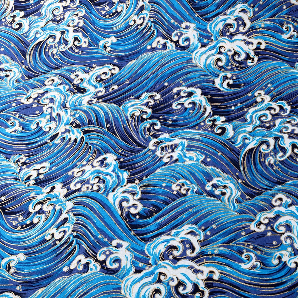 Cloth Fabric JDM Japanese Style Pattern Car Interior Wrap Stickers DIY 130x50CM