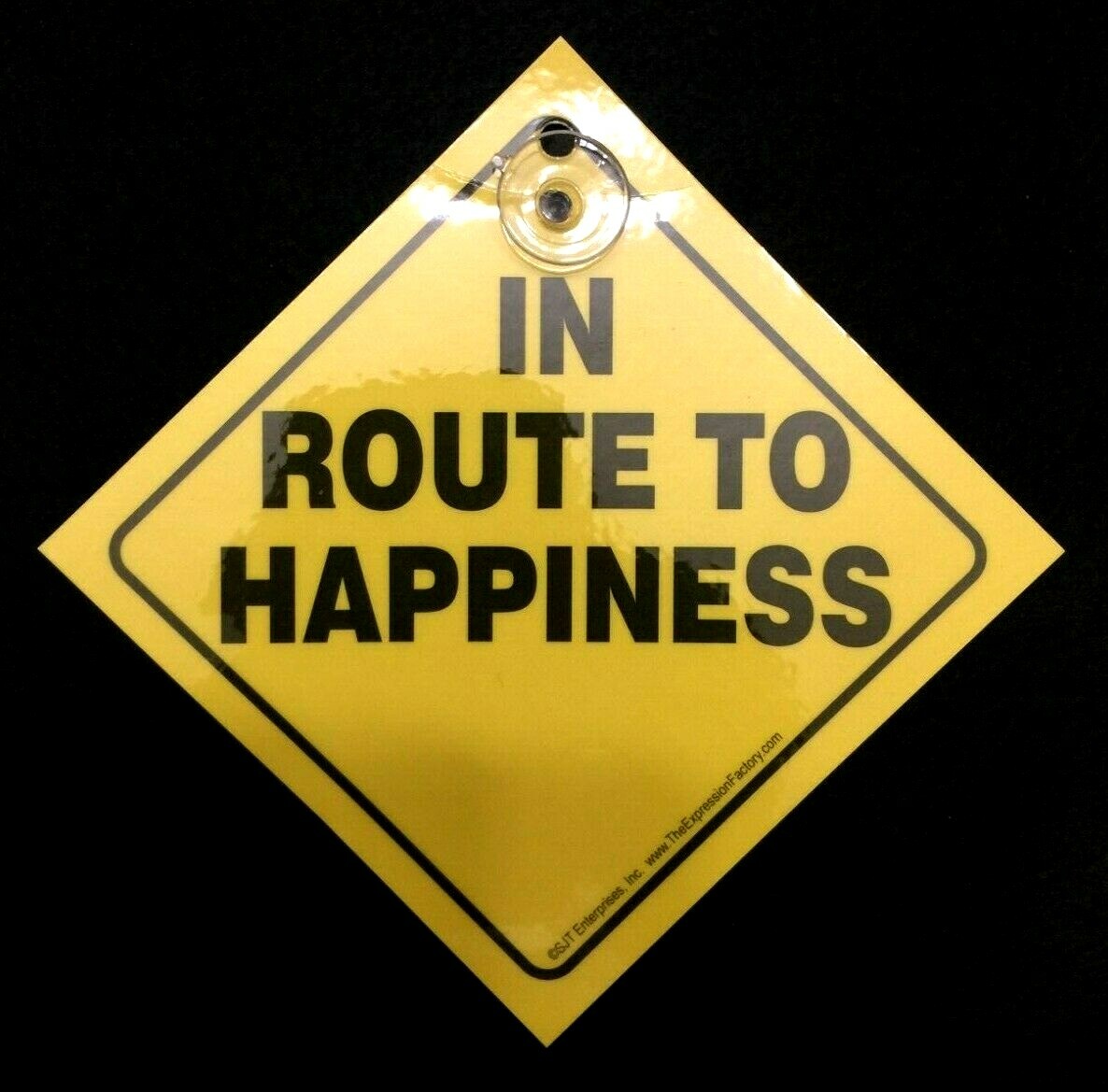 IN ROUTE TO HAPPINESS For Car Window/Lockers/Fridge/Mirror – MADE IN USA