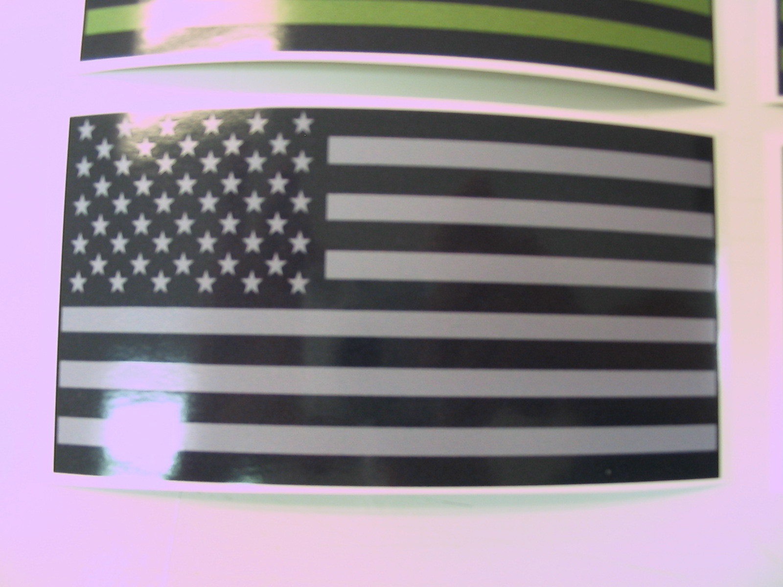 10 USA MILITARY FLAG Sticker Decal LOT 4 OD Green Black Gray Infrared American